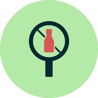 No Alcohol Vector Icon