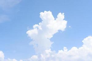 beautiful cloud on blue sky as a background photo