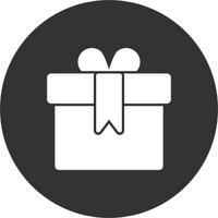 icono de vector de caja de regalo