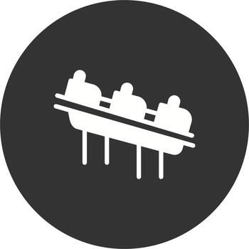 rodillo portavasos vector icono