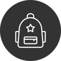 School Backpack Vector Icon