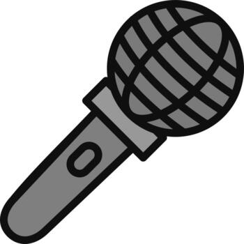 icono de vector de micrófono