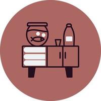 Nightstand Vector Icon