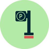 icono de vector de estacionamiento