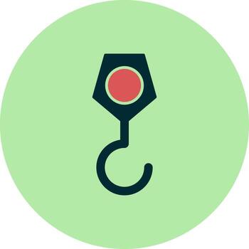 icono de vector de gancho