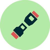 Seat belt Vector Icon