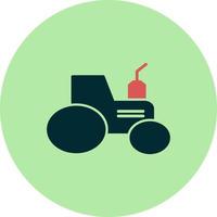 icono de vector de tractor