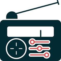 icono de vector de radio