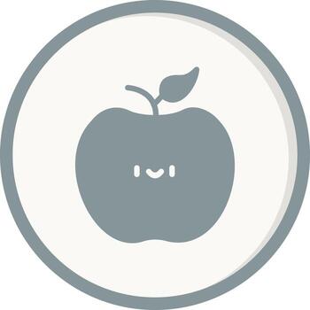 icono de vector de manzana