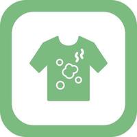 sucio camisa vector icono