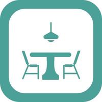 Dining table Vector Icon