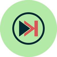 Next button Vector Icon