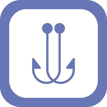 icono de vector de gancho