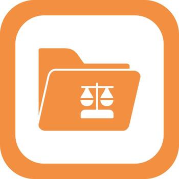 icono de vector de carpeta