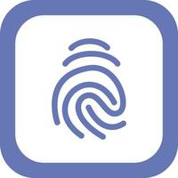 Fingerprint Vector Icon