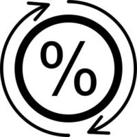 Percentage Vector Icon