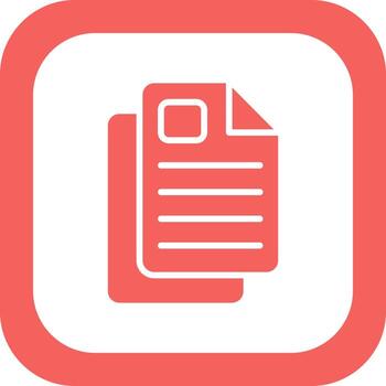 icono de vector de documento