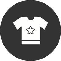 icono de vector de camiseta