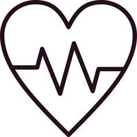 Heart Beat Vector Icon