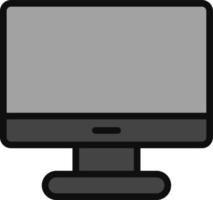 monitor de icono de vector