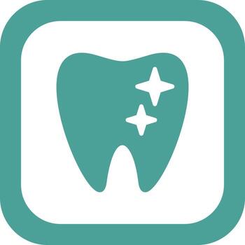 icono de vector de dientes