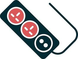 Power strip Vector Icon