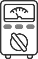 Voltmeter Vector Icon