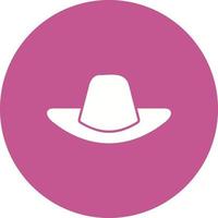 icono de vector de sombrero de vaquero