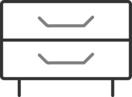 Drawer Vector Icon