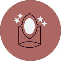 Magic mirror Vector Icon