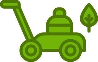 Mowing Vector Icon