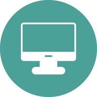 monitor de icono de vector