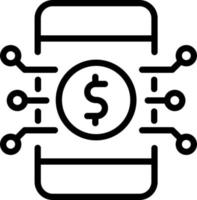Digital Money Vector Icon