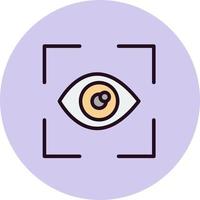 Eye Scanner Vector Icon