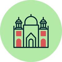 Badshahi Mosque Vector Icon