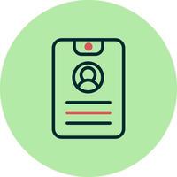 Security Pass Vector Icon