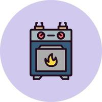 Gas Stove Vector Icon