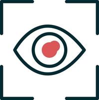 Eye Scanner Vector Icon