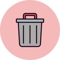 Trash Bin Vector Icon