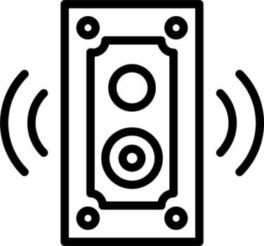 icono de vector de altavoz