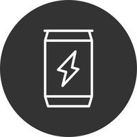 icono de vector de bebida energética