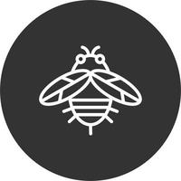 icono de vector de abeja