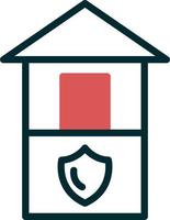 Security cabin Vector Icon