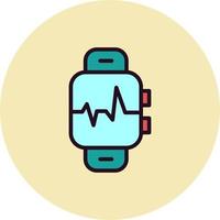 Pulse Smart Watch Vector Icon