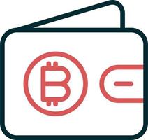 Bitcoin Wallet Vector Icon