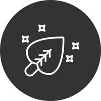 icono de vector de hoja