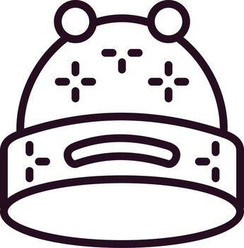 icono de vector de sombrero