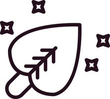 icono de vector de hoja