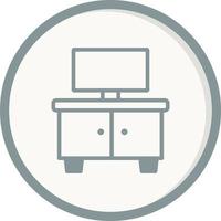 Tv Stand Vector Icon