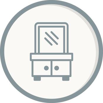 icono de vector de tocador